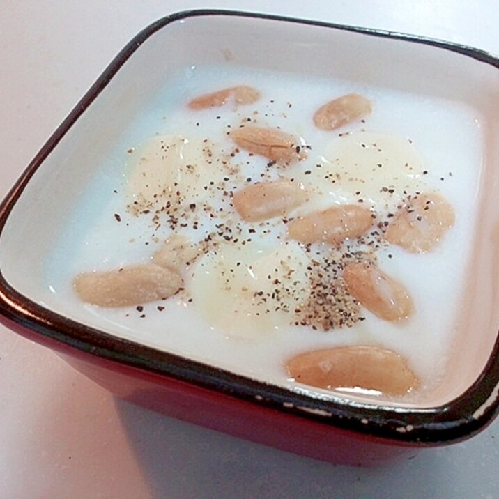 美的 キャンディーチーズとピーナッツのヨーグルト